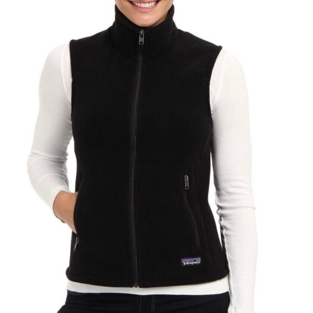 NWT! Womens Patagonia Synchilla Vest Black Size S